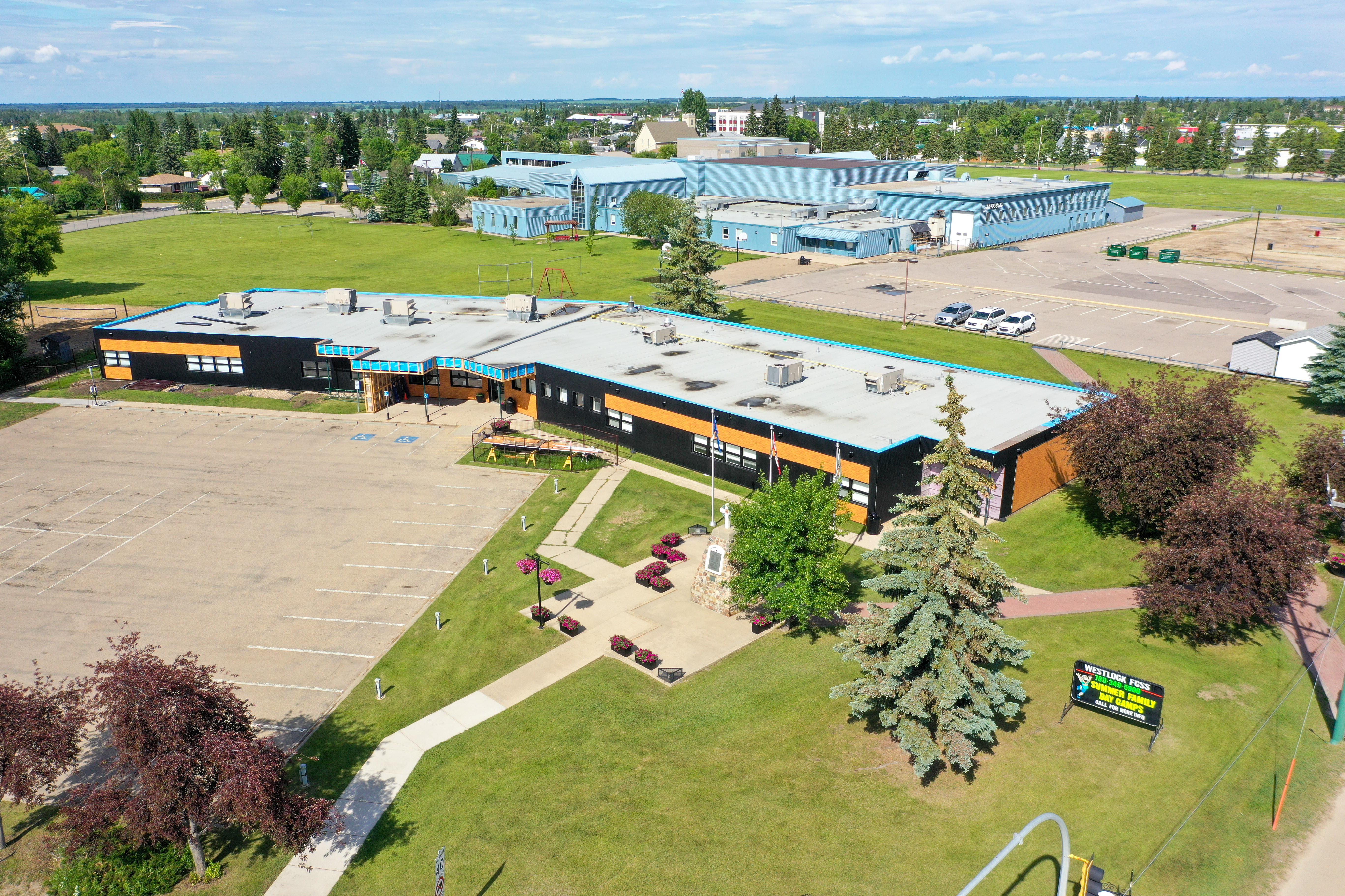 aerial photo of Heritage Building
